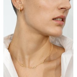 Signature halskde i 18 kt. guld med diamanter fra Georg Jensen