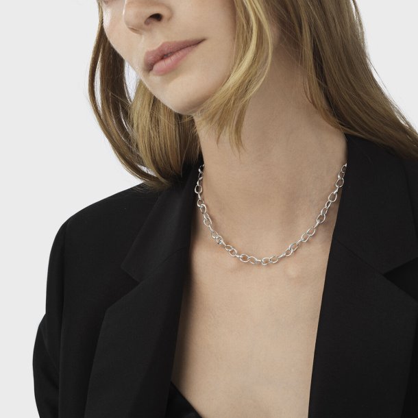 Offspring halskde i sterlingslv fra Georg Jensen