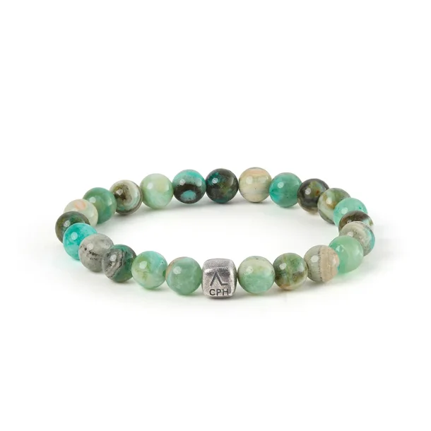 Alexander Lynggaard Green Line Jasper (8mm) armb�nd