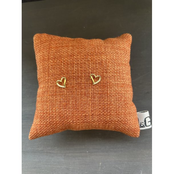 Hjerte restikkere i slv med zirkoner fra L&G