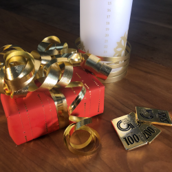 Guldbarre-gave til A. Madsen