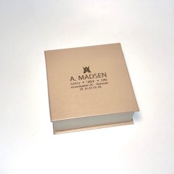 Gavekort til A. Madsen og medlemmer under ordningen hos Danske Guldsmede og Urmagere