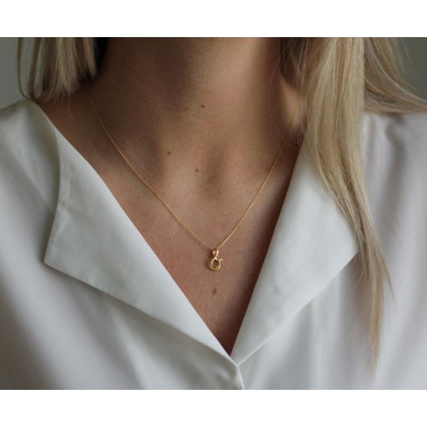 Calligraphy vedh�ng i guld fra Per Borup
