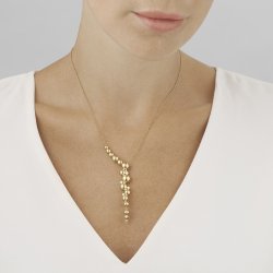 Moonlight Grapes halskde med vedhng i guld fra Georg Jensen
