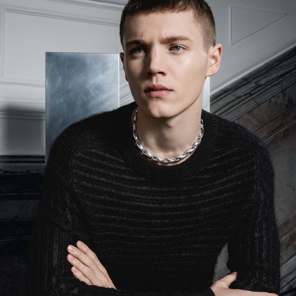 Reflect halskde i slv fra Georg Jensen