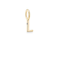My L vedh�ng i guld fra Ro Copenhagen