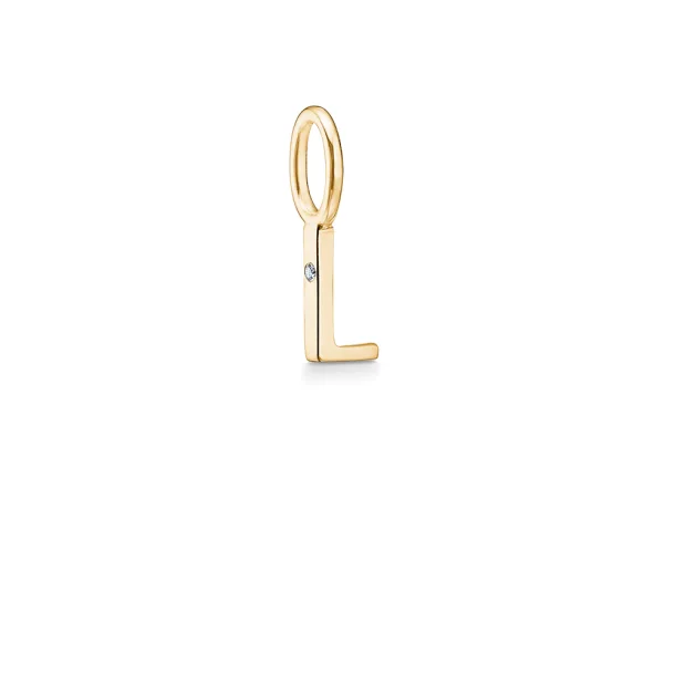 My L vedh�ng i guld fra Ro Copenhagen