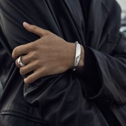 Reflect ID-armring i sterlingslv fra Georg Jensen