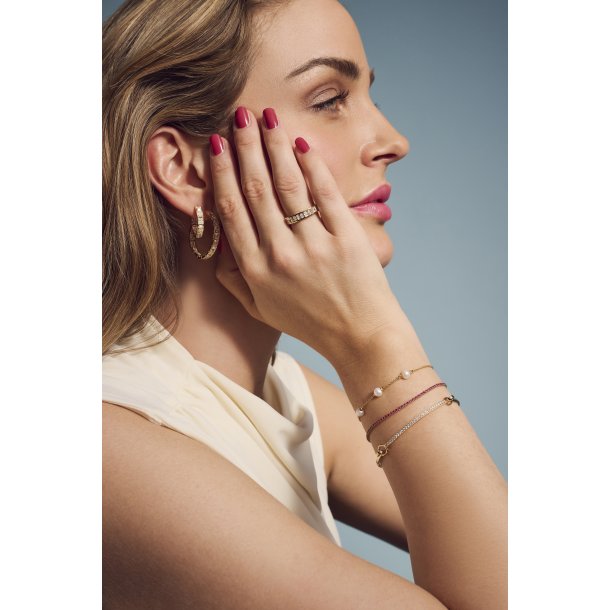 Padua armbnd i forgyldt slv med perler fra Sif Jakobs