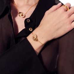 Carrara armbnd i forgyldt slv fra Sif Jakobs