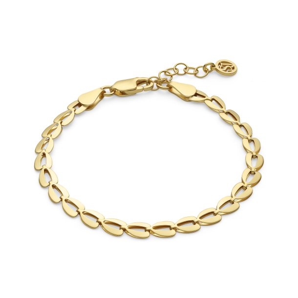 Heartbeat armb�nd i forgyldt s�lv fra Sif Jakobs