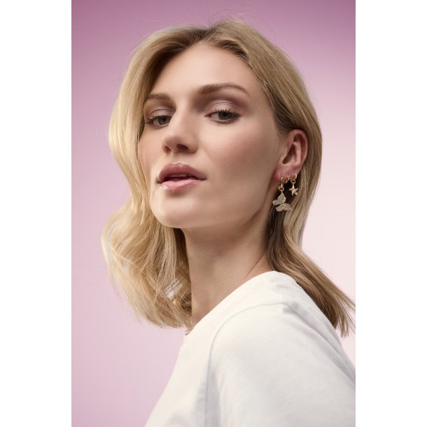 Farfalle charm i forgyldt slv fra Sif Jakobs