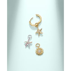 Stella Marina charm i forgyldt slv med zirkoner fra Sif Jakobs