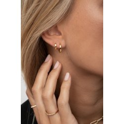 Ellera Pianura creoler i forgyldt slv fra Sif Jakobs