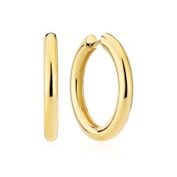 Carrara Pianura Grande creoler i forgyldt slv fra Sif Jakobs