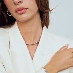 Bormio Grande halsk�de i s�lv fra Sif Jakobs