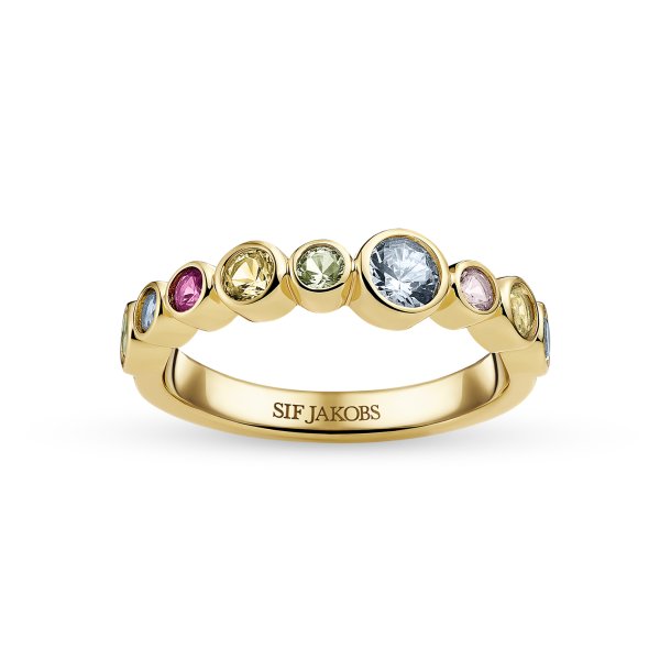 Sardinien ring i forgyldt s�lv fra Sif Jakobs