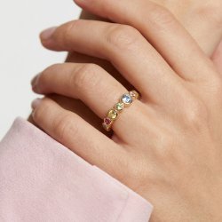 Sardinien ring i forgyldt s�lv fra Sif Jakobs