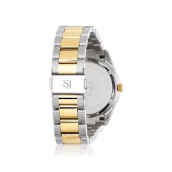 Electra tofarvet armbndsur med dato fra Sif Jakobs