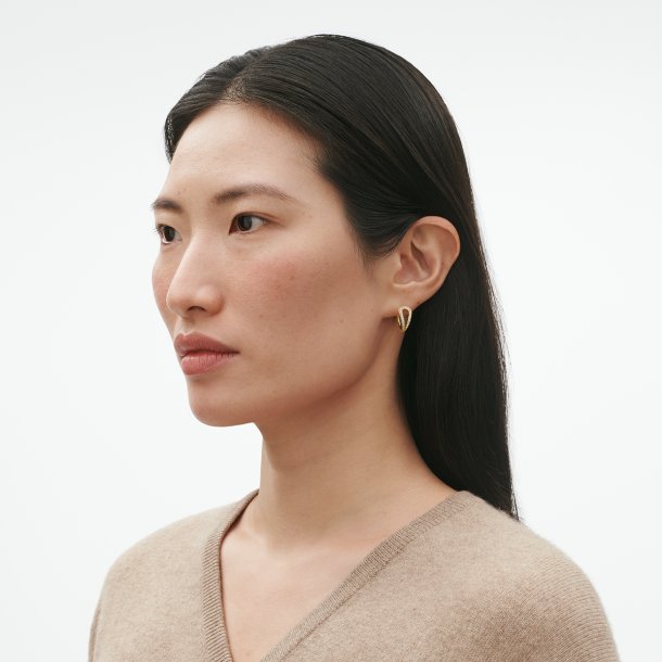 Mercy Swirl reringe i guld m. diamanter fra Georg Jensen