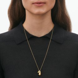 Reflect Double Drop vedhng i guld fra Georg Jensen