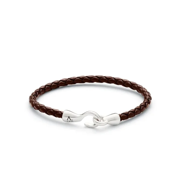 Alexander Lynggaard Single Bolo brunt l�derarmb�nd