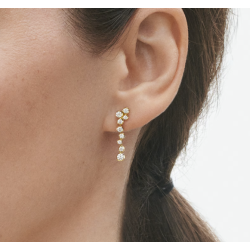 Georg Jensen Signature �restikker 18kt guld med diamanter 0,62ct TWVS