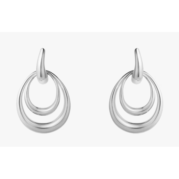 Georg Jensen  Offspring �reringe dobbelt s�lv medium 433E