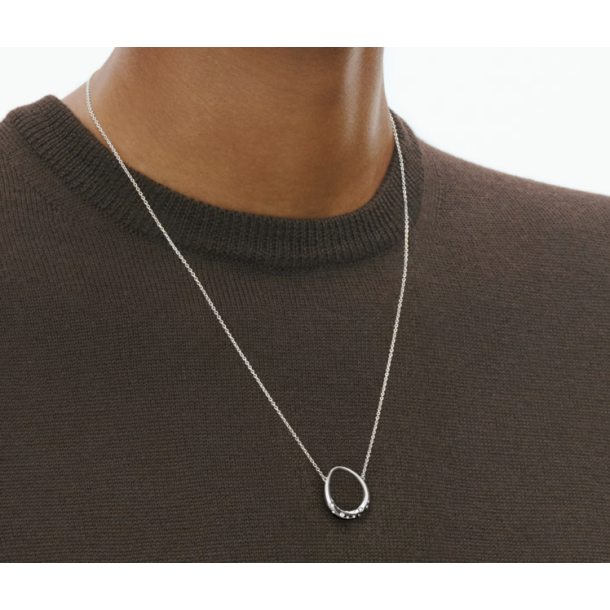 Georg Jensen Offspring s�lvvedh�ng med brillanter 0,04 ct