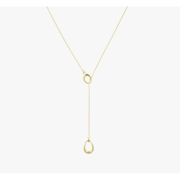 Georg Jensen  Offspring Lariat halsk�de 18 kt guld