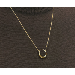 Georg Jensen Offspring vedh�ng 18 kt guld med brillanter 0,04 ct 