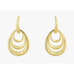 Georg Jensen Offspring �reringe 3.dele 18kt. 0.08ct 