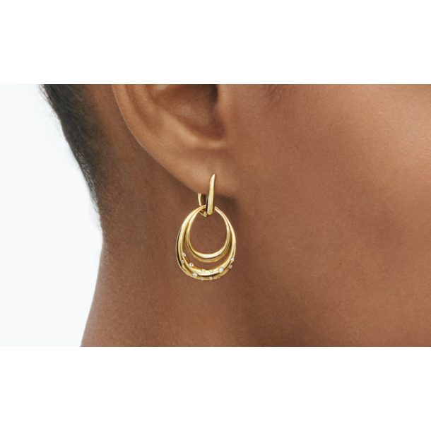 Georg Jensen Offspring �reringe 3.dele 18kt. 0.08ct 