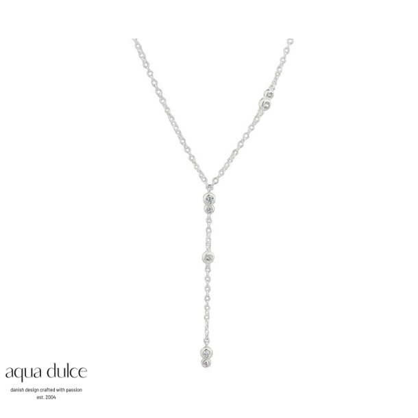 Aqua Dulce Whisper Pure y-k�de s�lv med zirkonia