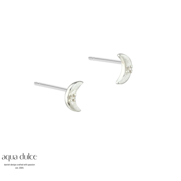 Aqua Dulce Dreamlit Moon s�lv �restik med zirkonia