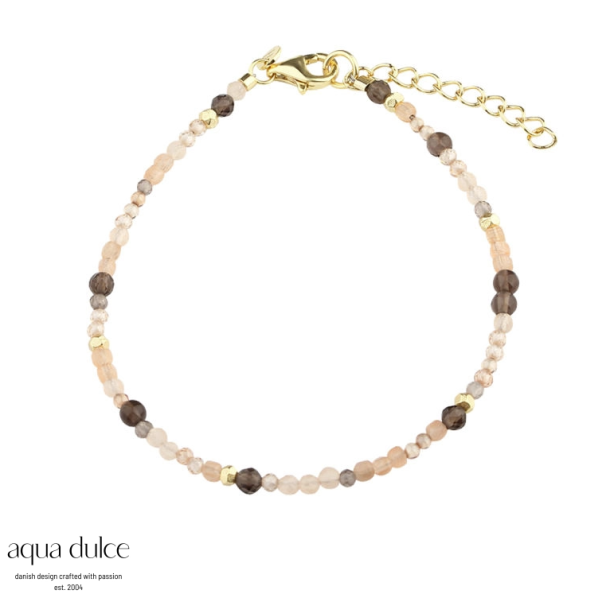 Aqua Dulce Meadow armb�nd mix �delsten 17+3cm