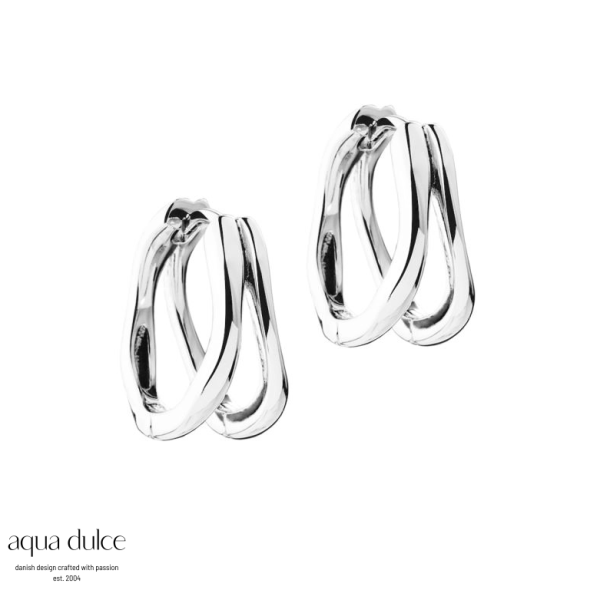 Aqua Dulce Sunella simple hoop 16mm s�lv