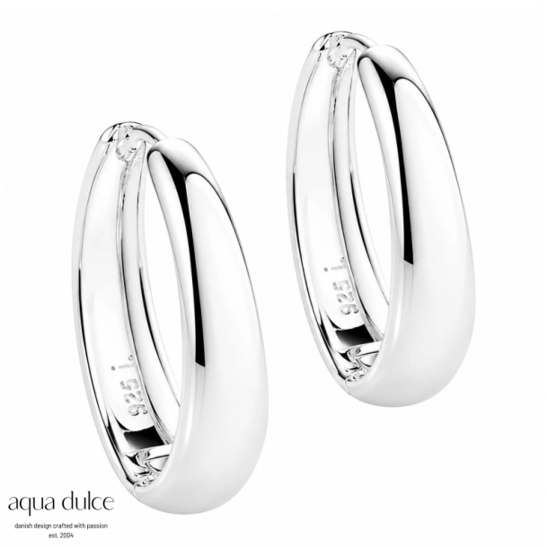 Aqua Dulce Emma hoop s�lv 25mm