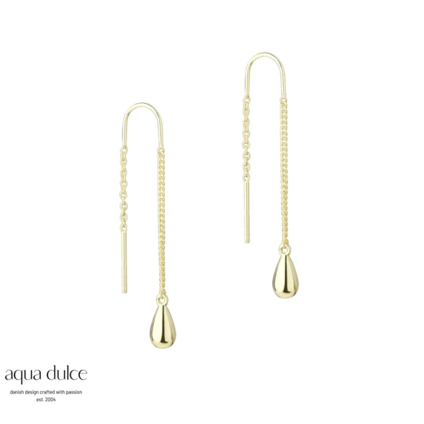 Aqua Dulce Shiny drop �rek�de forgyldt s�lv