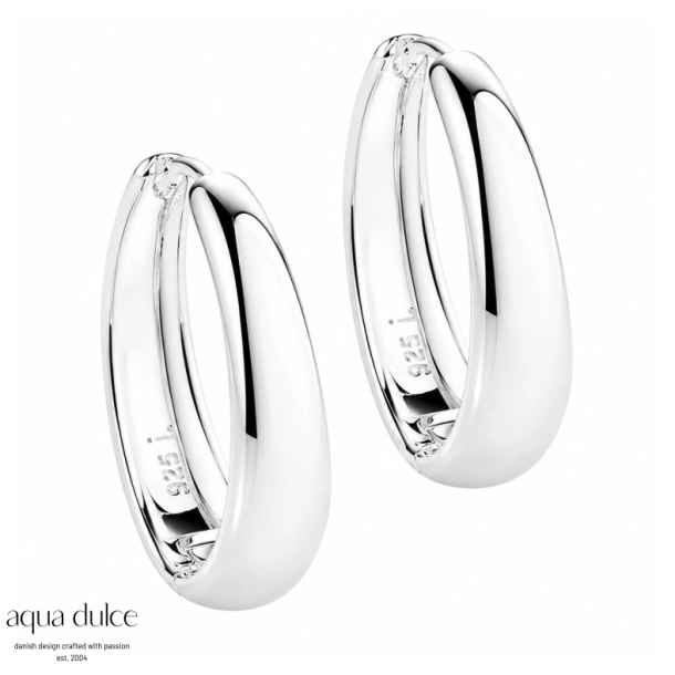 Aqua Dulce Emma hoop s�lv 20mm