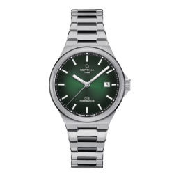 Certina DS 7 herreur st�l powermatic med gr�n skive