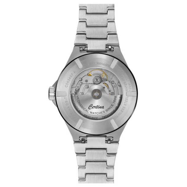 Certina DS 7 herreur titan powermatic med bl� skive