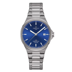 Certina DS 7 herreur titan powermatic med bl� skive