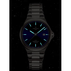 Certina DS 7 herreur titan powermatic med bl� skive