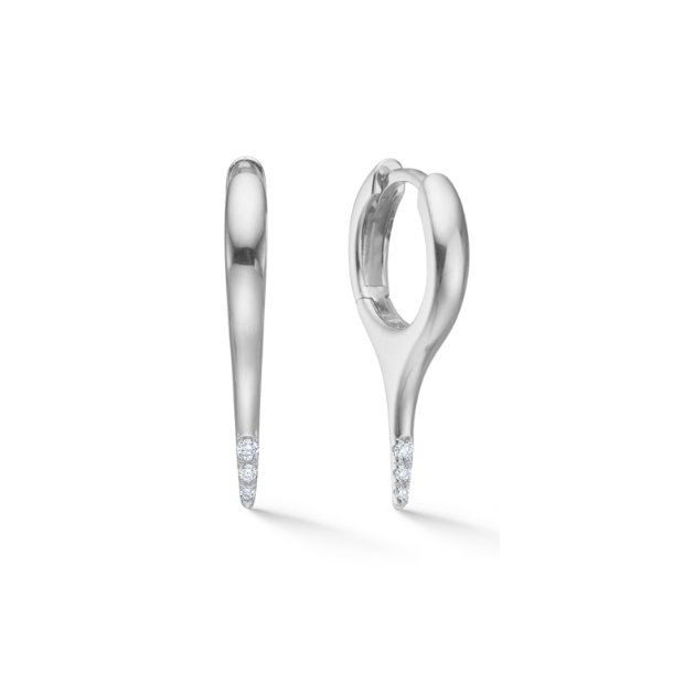 Mads Z S�lvcreol" Icicle" med hvid topas