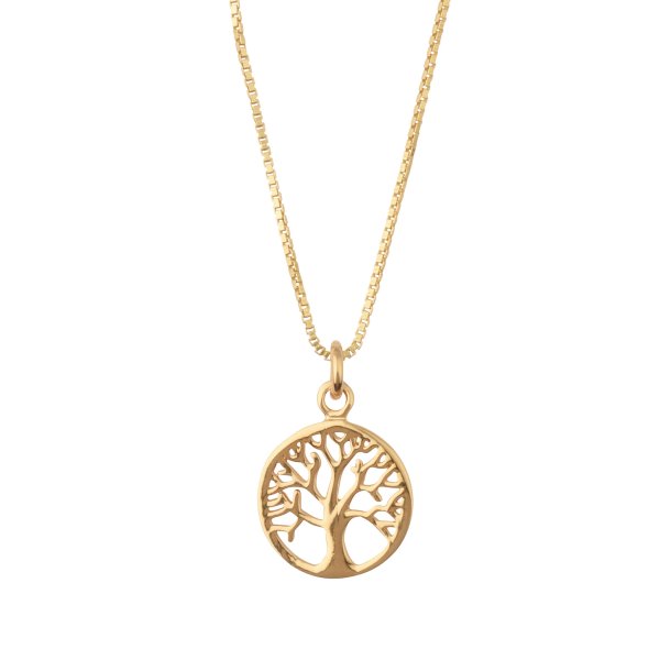 Livets Tr� vedh�ng i forgyldt s�lv fra L&G