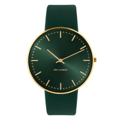 Arne Jacobsen City Hall Evergreen unisex armbndsur 40 mm