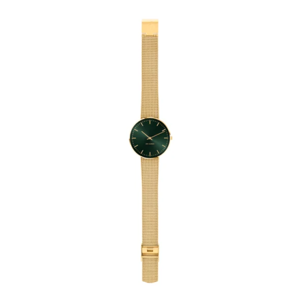 Arne Jacobsen City Hall Evergreen unisex armbndsur 34 mm