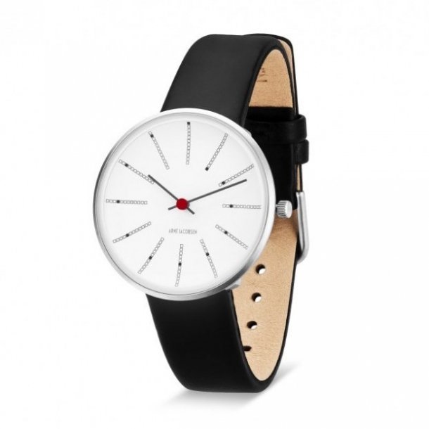 Arne Jacobsen Bankers unisex armbndsur 34 mm