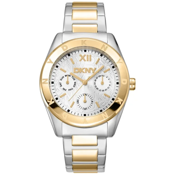 DKNY Active Women Chambers Multi Sport armb�ndsur st�l med forgyldning